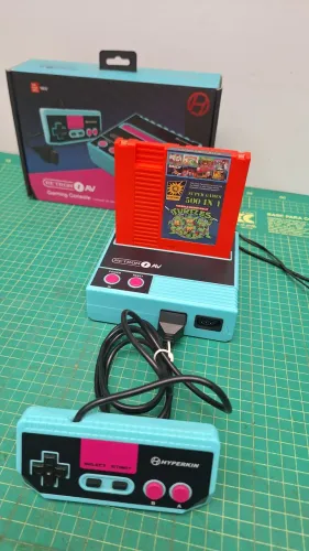 Console Retrô Av hyperkin + fita 500 in 1 