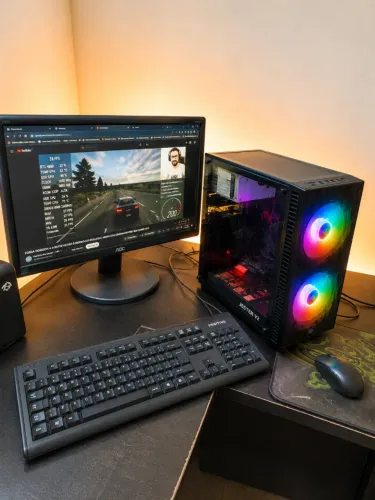 Pc gamer Completo, core i5, 500gb, 8gb de ram, placa de video 2gb, monitor 18 polegadas