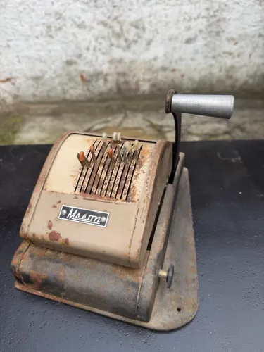 Calculadora antiga decoração