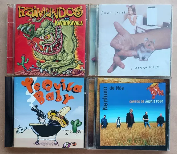 Lote de CD's - Raimundos, Tequila Baby, Blink 182, TSOL, Ultramen, Mutantes e outros