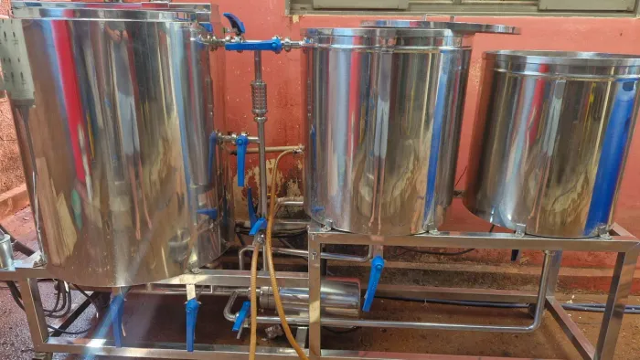 Cozinha para fabricação de cerveja