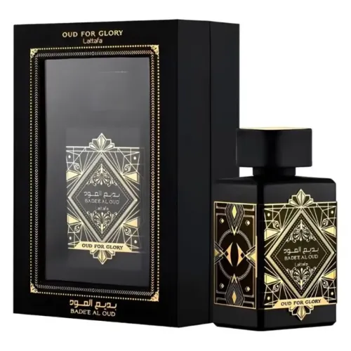 Perfume Lattafa Bade'e Al oud Glory Black EDP 100ml Masculino