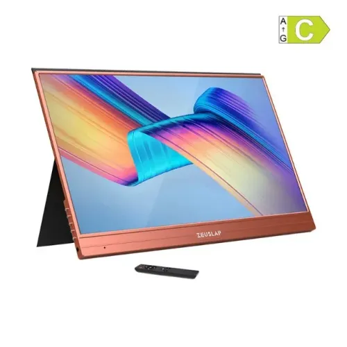 Monitor Portátil Zeuslap 15,6 Touch Full HD USB-C HDMI