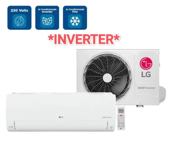 Ar Split LG Inverter Voice 12000 BTUs + IA + Novo + Nota + 1 Ano Garantia+ Cartão 12x