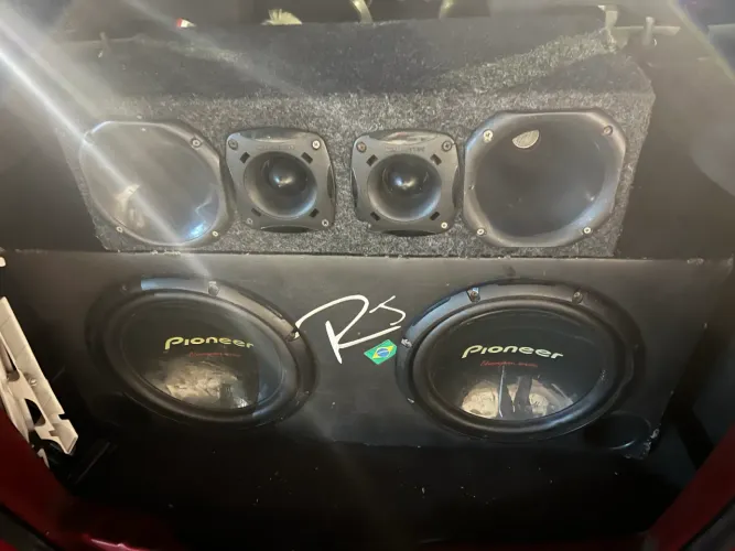 Som automotivo pioneer 12 polegadas 