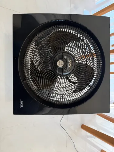 Ventilador circulador de ar Arno turbo silencio - quadrado e grande otimo vento