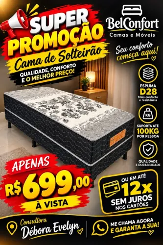 Cama unibox solteirão 100x198