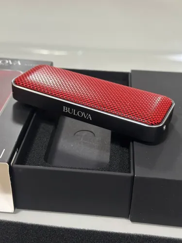 Caixa de som Bluetooth Bulova marca de relógio nova 