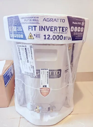 Ar Condicionado Inverter 12000 Btus Frio Agratto 220V<br>