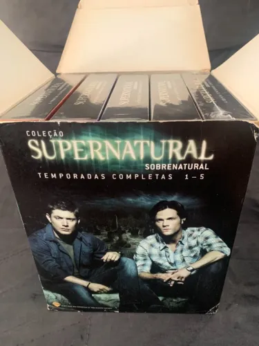 Box DVD Supernatural - Temporadas 1 a 5 (29 Discos - Conteúdo Lacrado)