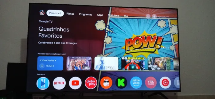 TV TCL 55" QLED 4K PREMIUM
