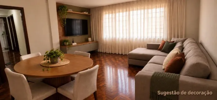 Apartamento com 2 Quartos, 2 Banheiros, Churrasqueira e Vaga de garagem - próx. Água Verde