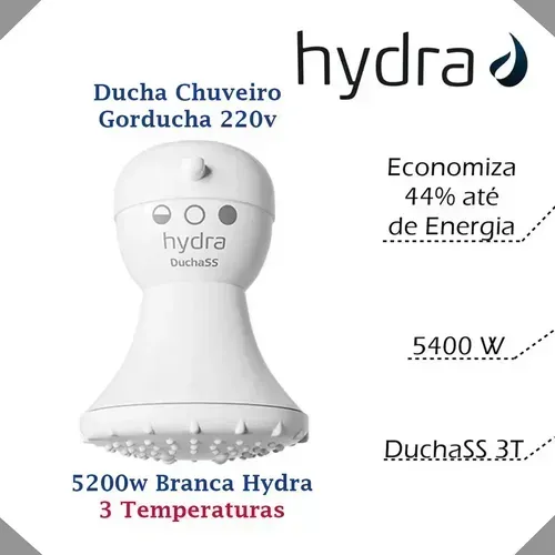 CHUVEIRO DUCHA HYDRA SS