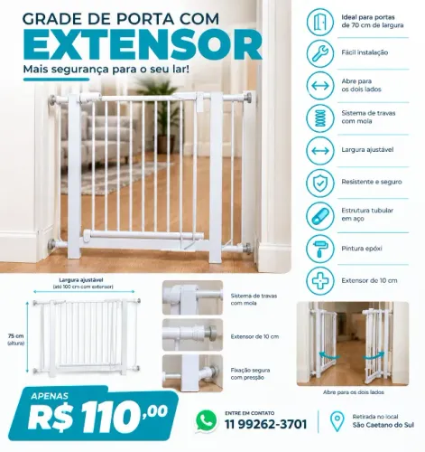 Grade para porta