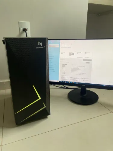 PC e Monitor Gamer - GTX 1650ti - 8GB RAM