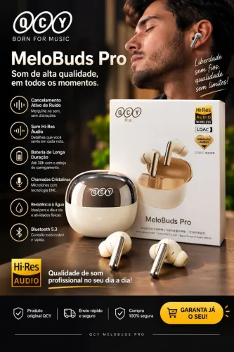 Fone de ouvido sem fio qcy