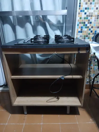 Fogao cooktop 4 bocas com bancada!