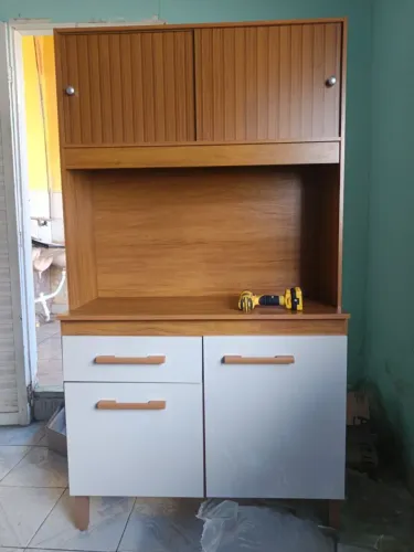 ARMÁRIO COZINHA NOVO GRÁTIS MONTAGEM
