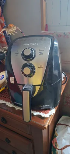 Fritadeira Air Fryer Mondial 4l Preto/inox 127v