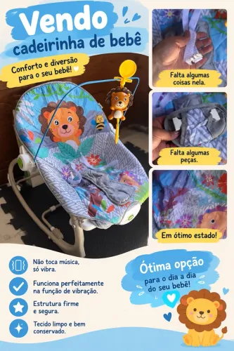 Vendo cadeirinha de bebê