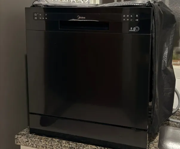 Lava louça 8 serviços - Preta