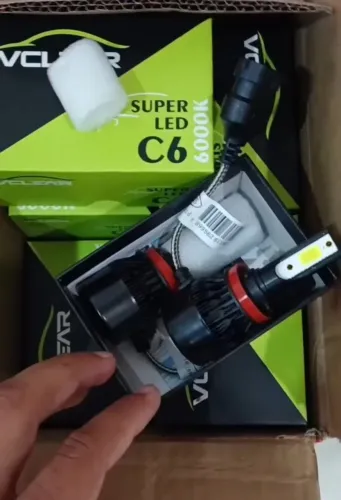 LÂMPADA SUPER LED Direto Distribuidor - H1.H3.H4.H7.H8.H11.H16.H27.HB3.HB4 ENTREGA GRÁTIS!