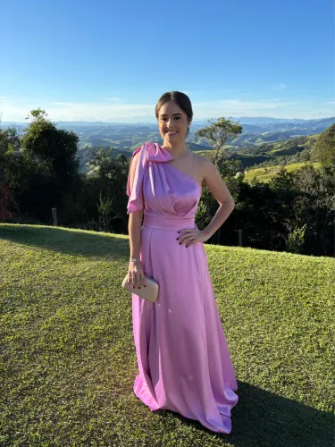 Vestido de festa lavanda