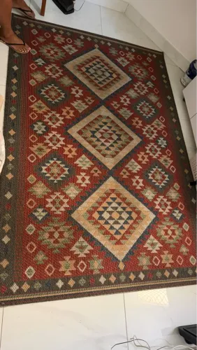 Tapete sisal AURORA EDAN TEX pouquíssimo uso 1,40x2,00