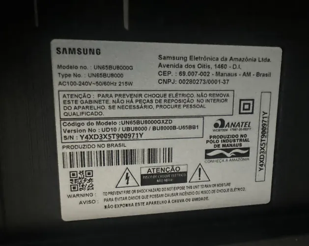 Televisor Samsung 65 polegadas
