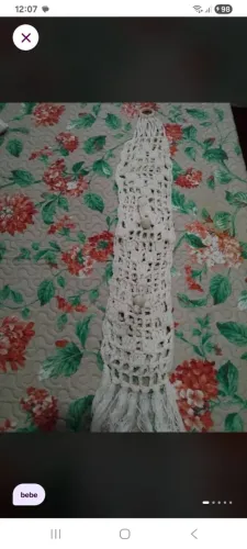 Porta papel croche
