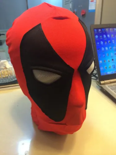 mascara fantasia cosplay deadpool lycra spandex adulto