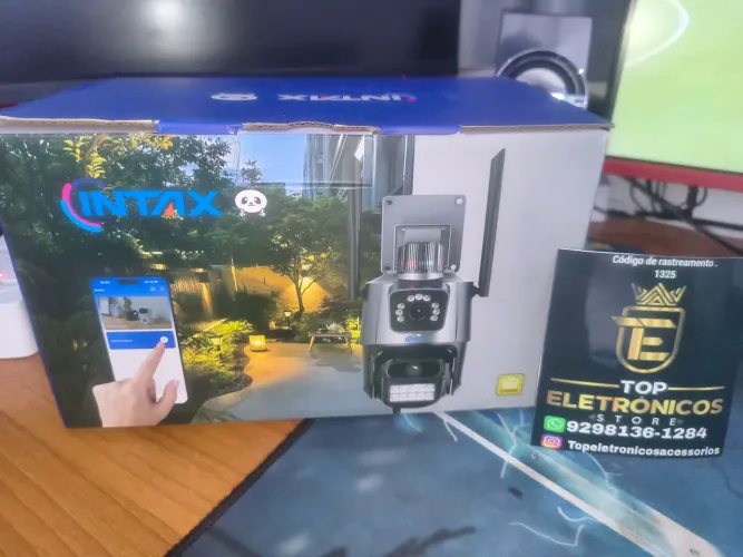 Câmera de segurança com sirene