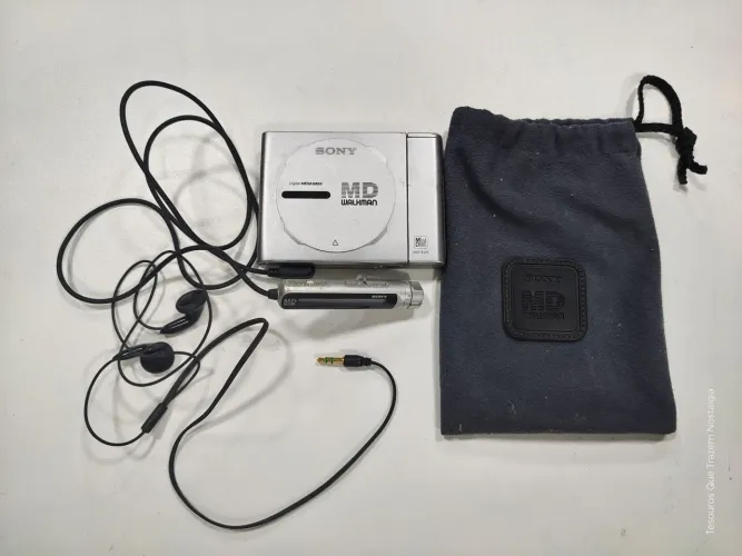 Raridade Walkman MD Minidisc Sony MZ-E25 1997