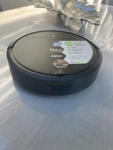 Aspirador Robô Philco 3 em 1 Com MOP PAS23 Preto Bivolt
