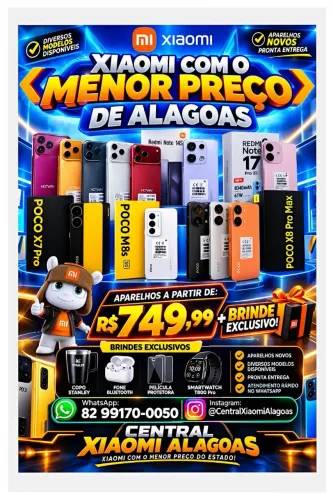 Xiaomi Poco X7 Pro, Poco X8 Pro Max, Hotwav A18 Pro Max e Diversos Modelos em Ofertas