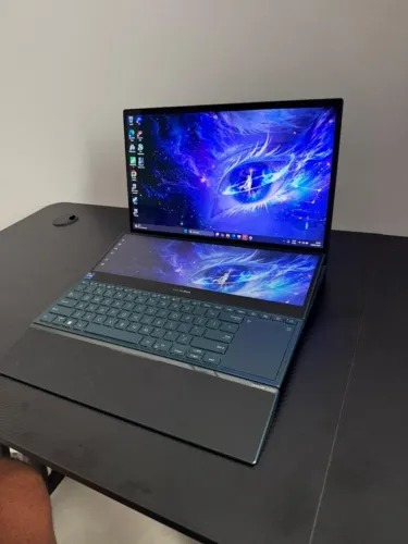 Notebook Gamer i9, 32 GBs + RTX 3080 (Tela OLED) Zenbook Pro Duo