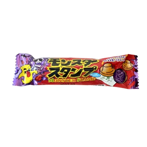 Bala Carimbo Monster Stamp Yaokin - Bala Japonesa Divertida e Criativa