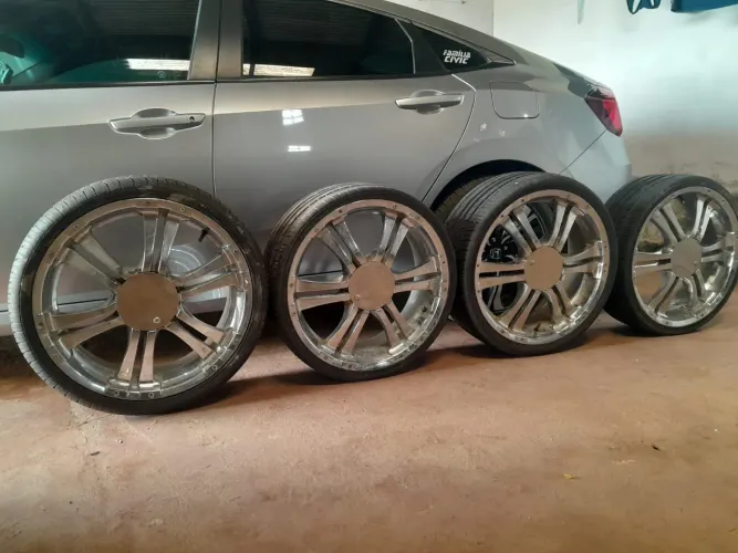 Vende se jogo de rodas aro 20 cromado