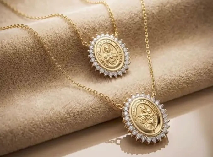 Escapulário Diamond 0,6 Ct