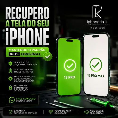RECUPERO TELA IPHONE 13 PRO E 13 PRO MAX 