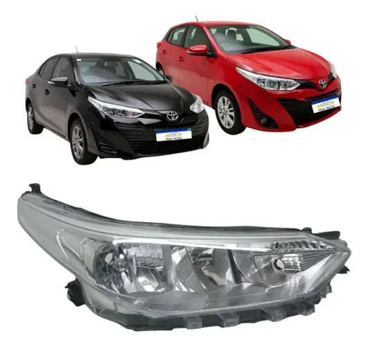 Farol Toyota Yaris 2018 2019 2020 A 2025 S/ Led Foco Duplo