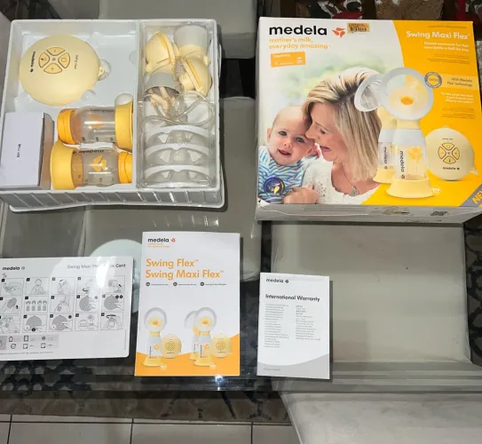 Extrator de Leite Materno Elétrico Medela Swing Maxi - Bomba Dupla