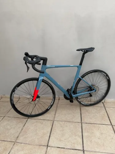Bicicleta Speed Cannondale Super Six Evo 4 Azul Aro 26 Qd 56