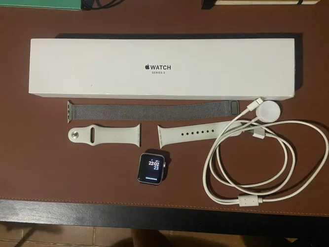 Apple Watch Série 3 Prata completo