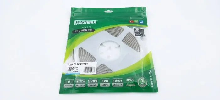 Fita LED 220V 12W Branco Frio