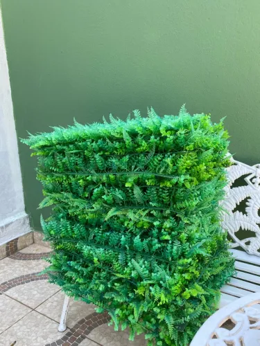 Placas de jardim vertical artificial