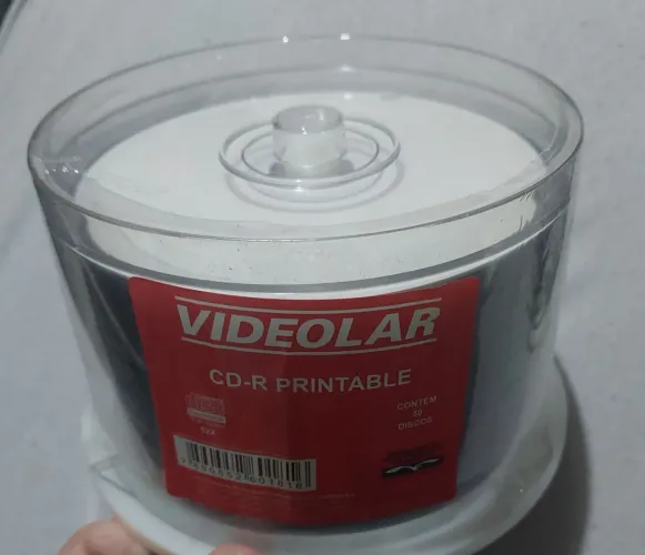 CD-R PRINTABLE Videolar 52x 50 discos