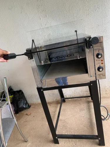 Forno Elétrico Industrial Venâncio Roma Inox 110L - 220V (Com Cavalete)