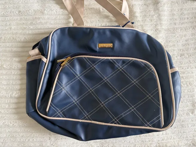 Bolsa maternidade impermeável GRÃO DE GENTE AZUL