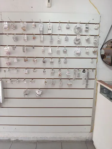 Painel canelado para loja